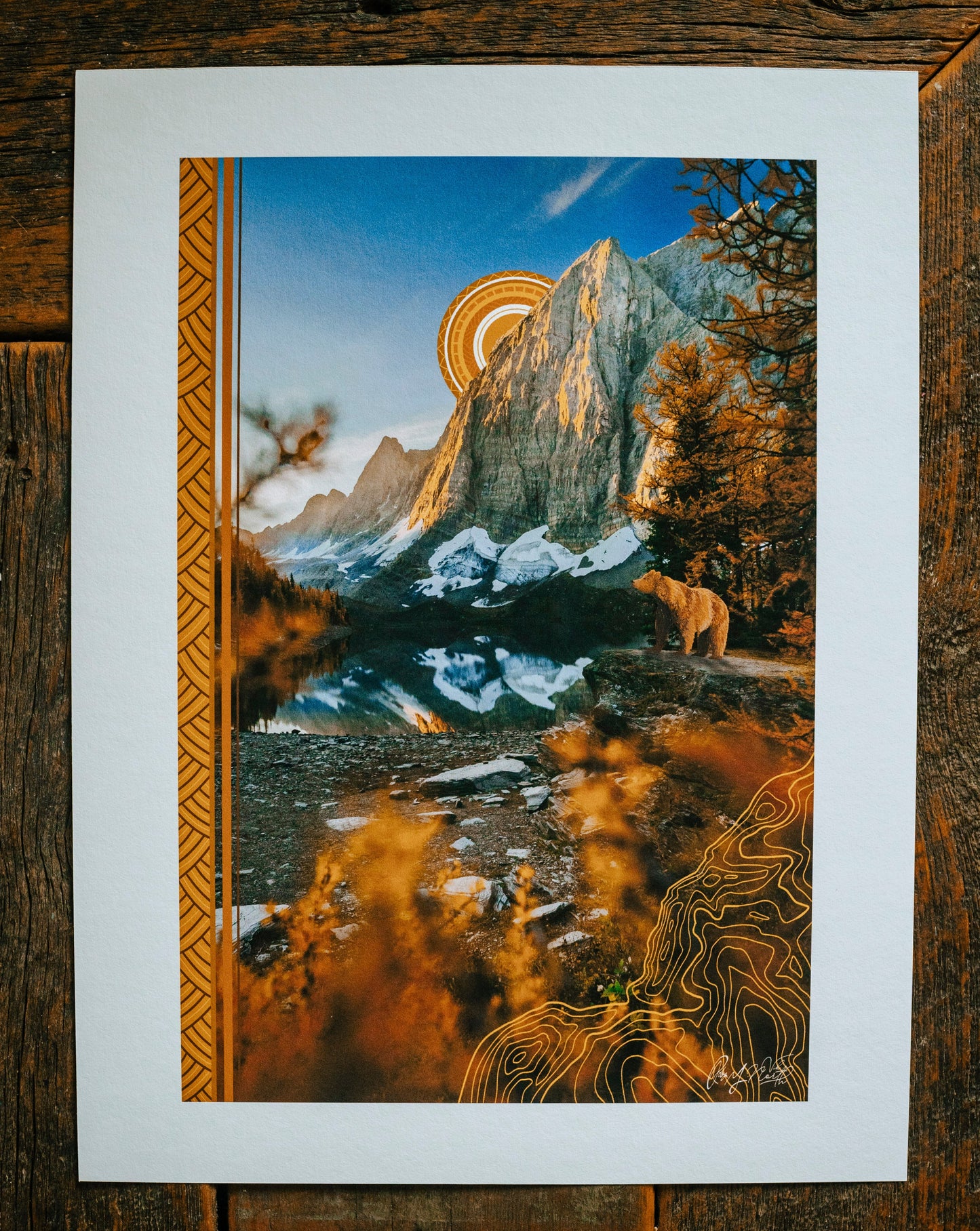 Floe Lake Canadian Rockies Limited Edition Giclée Print