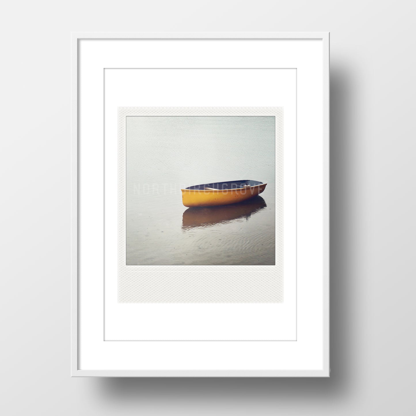 VENTA<br> Imán Polaroid metálico<br> Bote de remos solitario<br>