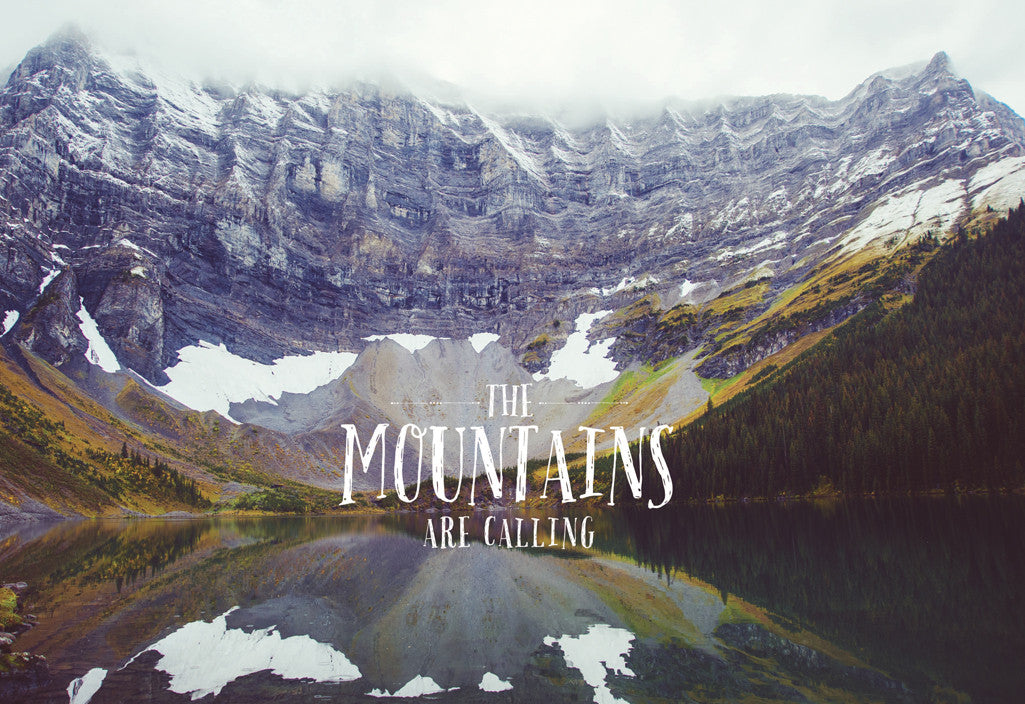 The Mountains Are Calling <br> Rawson Lake Alberta<br>Limited Edition Archival<br> Fine Art Chromogenic Print