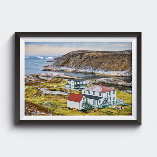 Canadá atlántico<br> Labrador del puerto de batalla<br> Archivo de edición limitada<br> Impresión cromogénica de bellas artes