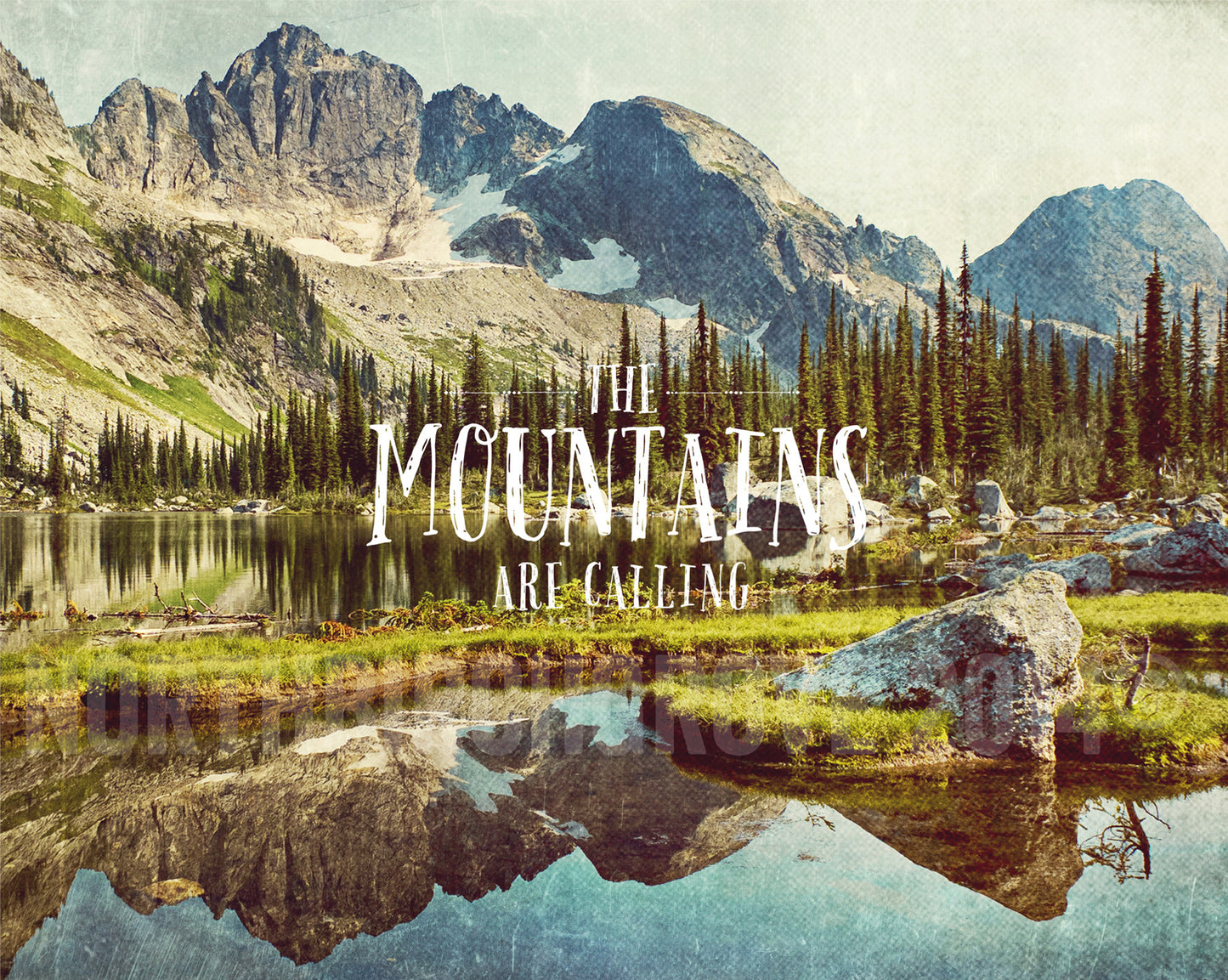 The Mountains Are Calling <br>Valhalla Provincial Park B.C <br> Limited Release Archival Fine Art Print