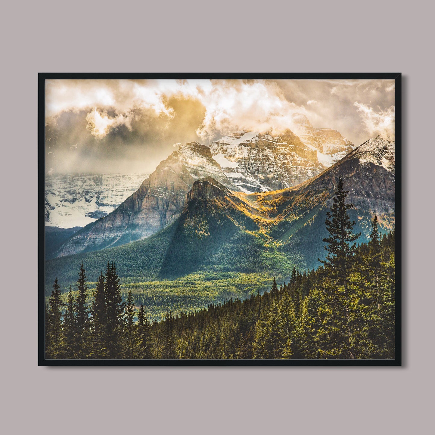 Parque Nacional del Valle del Alerce Banff<br> Impresión cromogénica de bellas artes de archivo de edición limitada