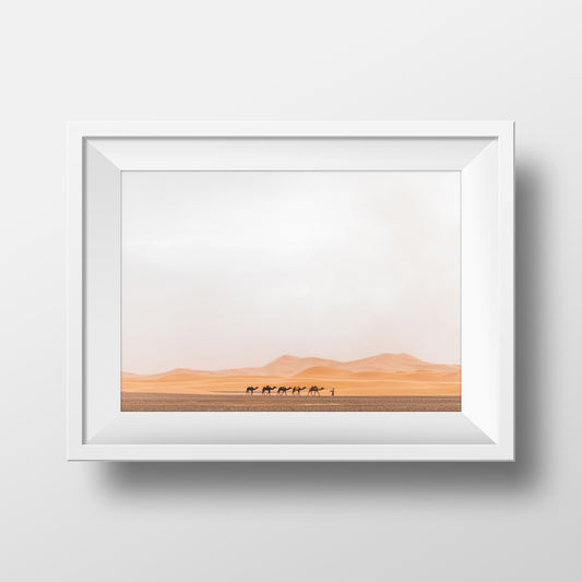 Colección mínima<br> Dunas de Merzouga Marruecos<br> Impresión cromogénica de bellas artes