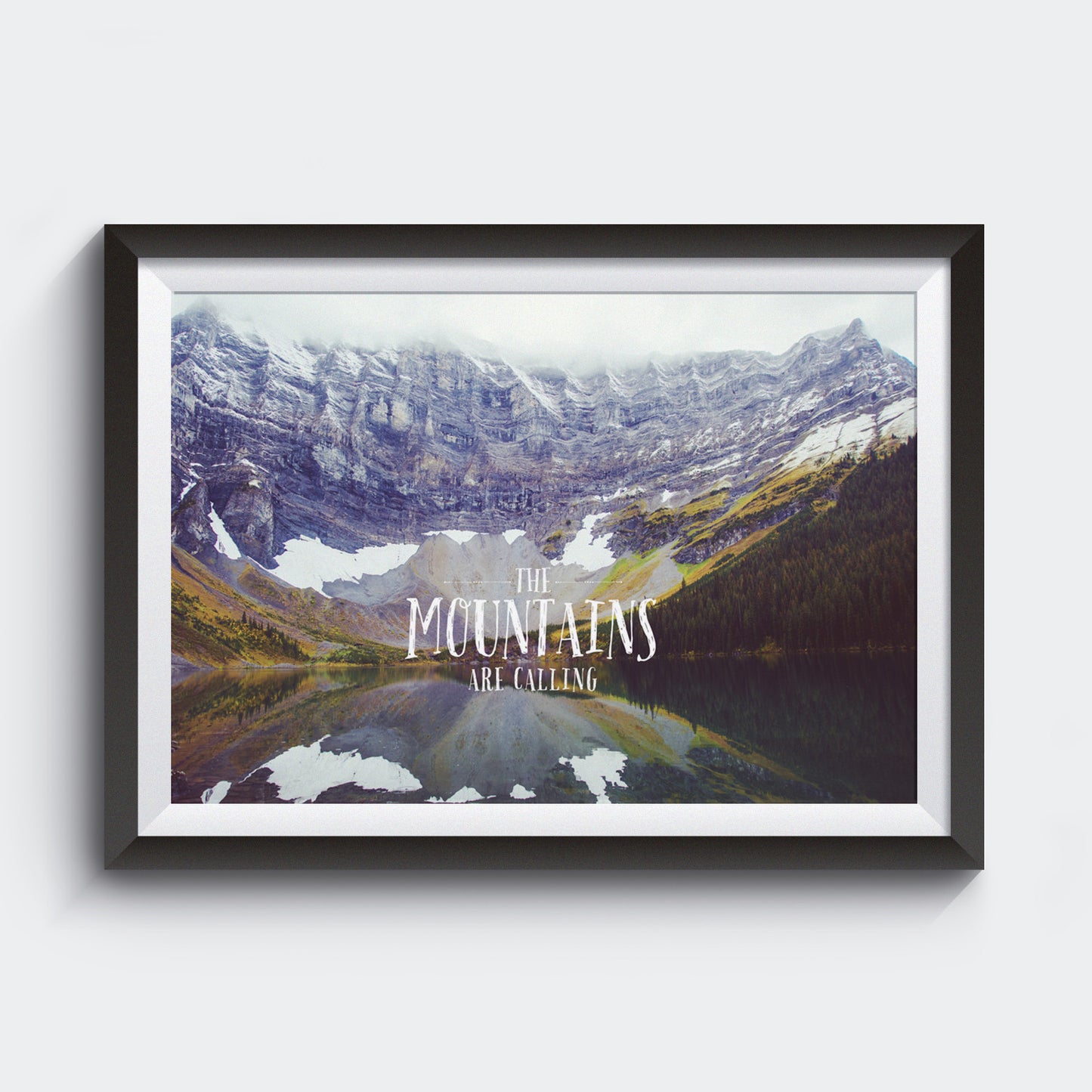 The Mountains Are Calling <br> Rawson Lake Alberta<br>Limited Edition Archival<br> Fine Art Chromogenic Print