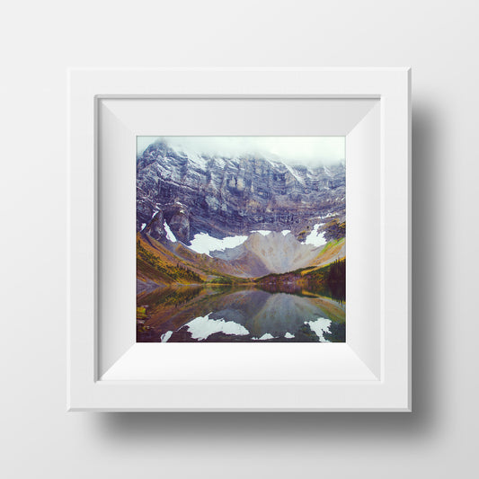 Lago Rawson en otoño<br> Impresión cromogénica de bellas artes de archivo