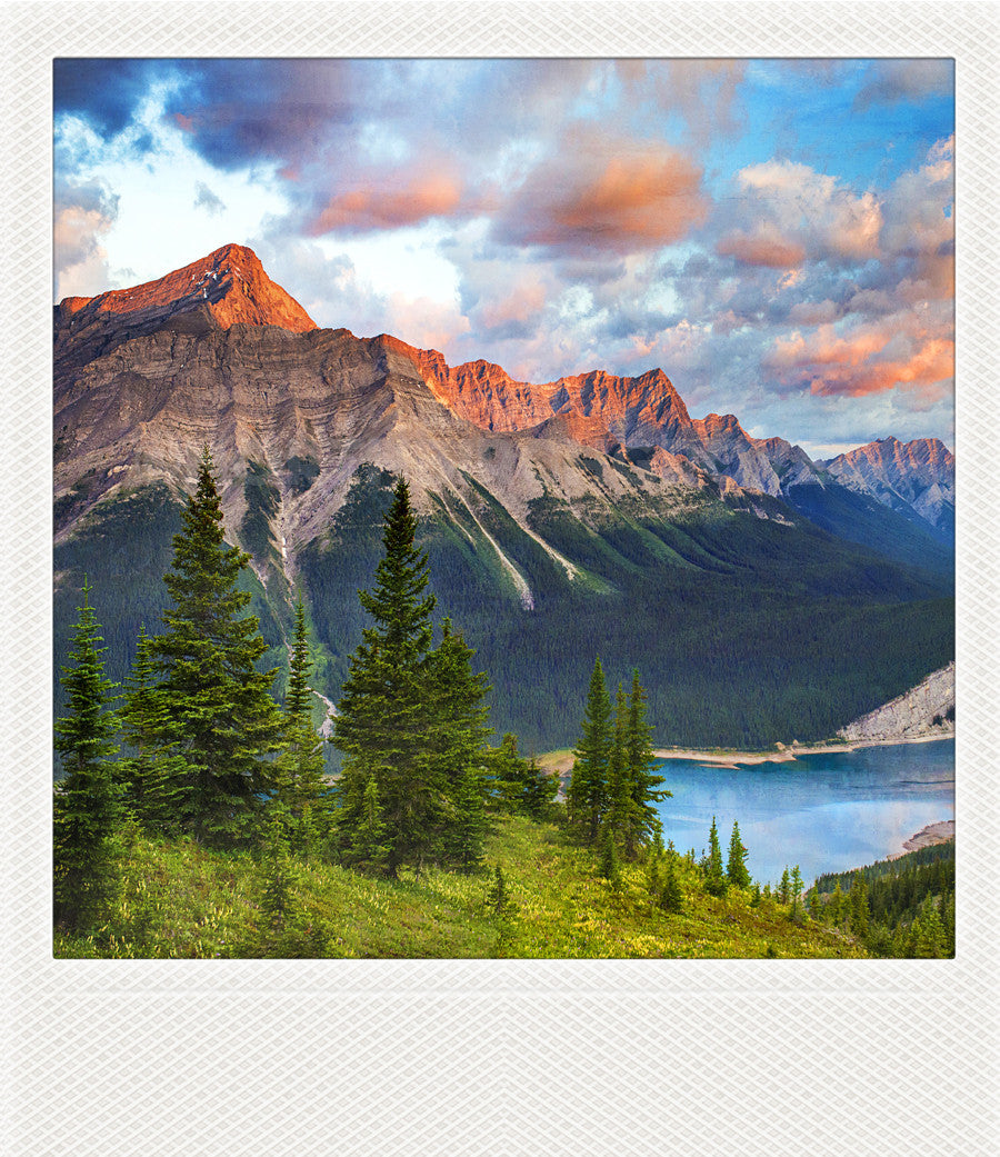 Polaroid Magnet Kananaskis Country Alberta Rockies