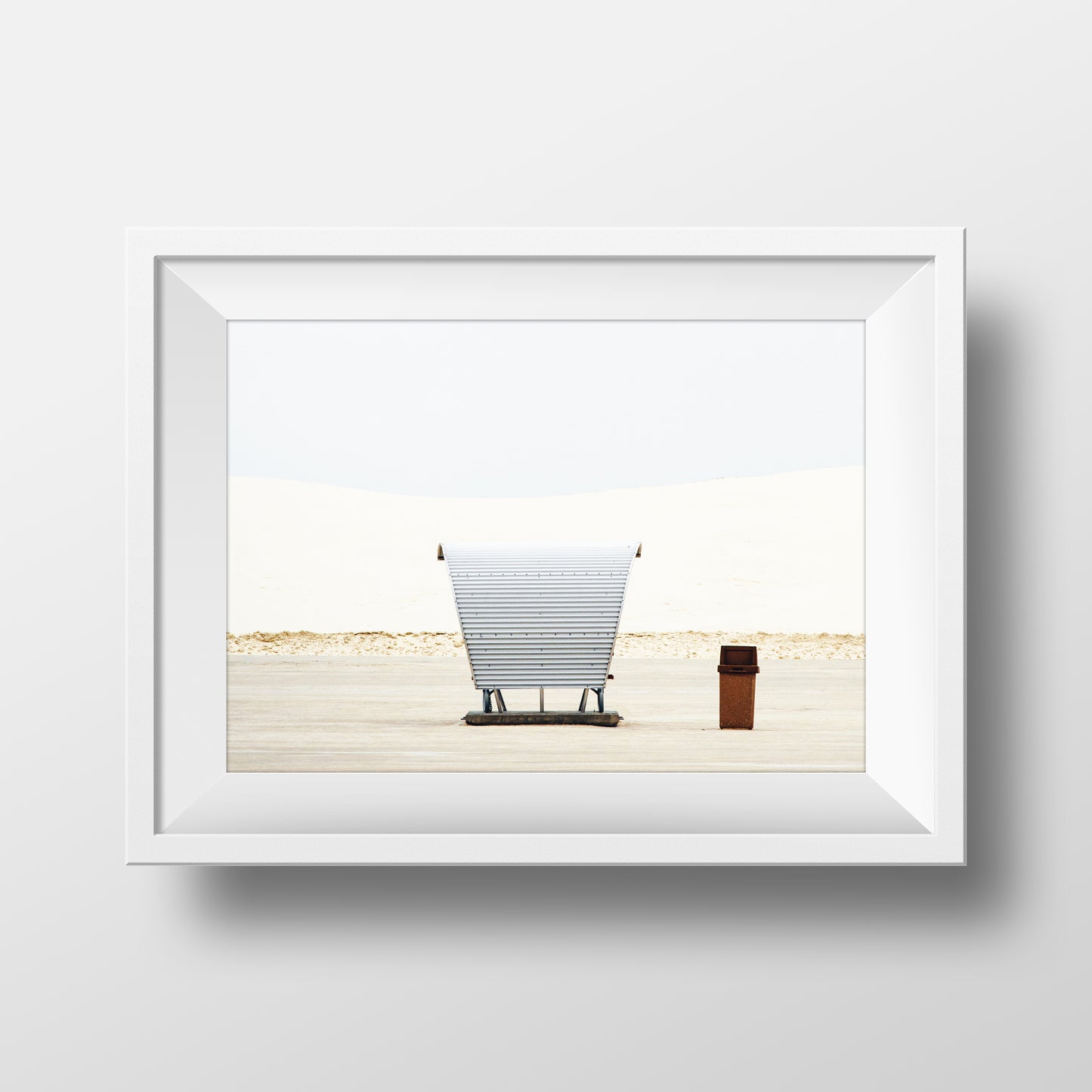 Colección mínima<br> Arenas Blancas Nuevo México<br> Impresión cromogénica de bellas artes