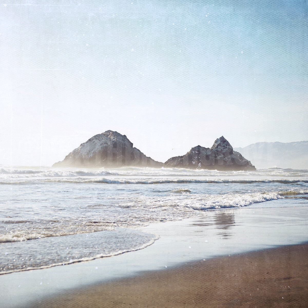 Seal Rocks Beach Sunset in California<br> Archival Fine Art Chromogenic Print