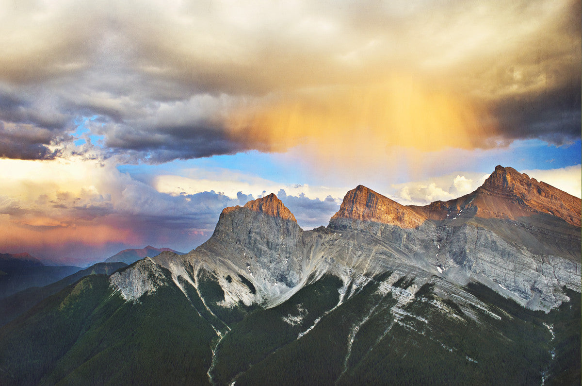 Three Sisters Mountains <br> Canmore Alta <br>Limited Edition Archival<br> Fine Art Chromogenic Print