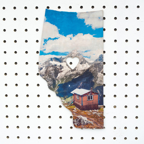 Alberta Love Landscape <br> Photo on Birch Wood Panel <br> Pre-Order Limited Stock <br>SHIPS FREE