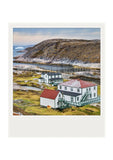 SALE<br>Metallic Polaroid Magnet <br>Battle Harbour <br> Labrador Canada