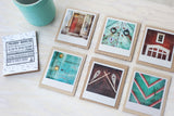 SALE<br>Metallic Polaroid Magnet <br>Calm Bay <br> Newfoundland Canada