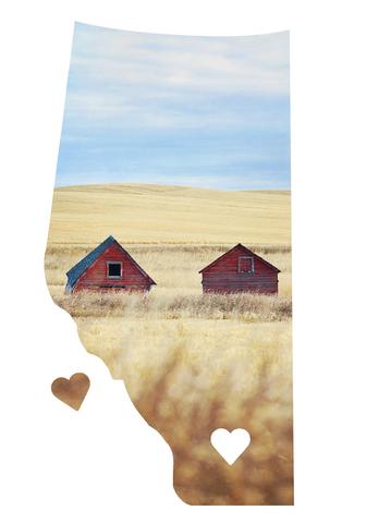 Alberta Love Magnet <br>