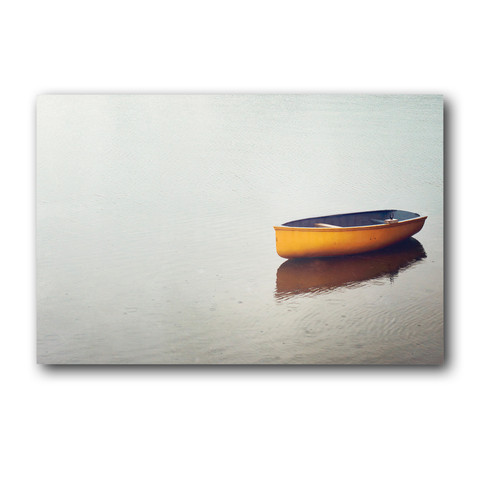 Rowboat in Calm Rain<br>Hofsos Iceland <br>Limited Edition Archival Fine Art Chromogenic Print