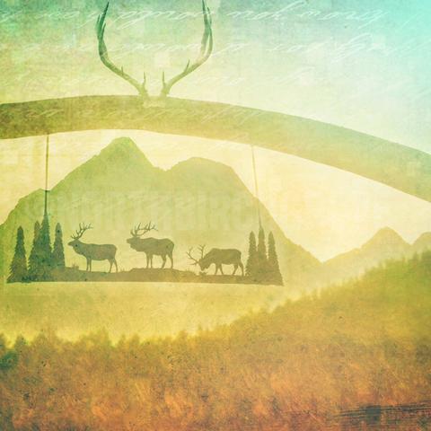 10x10" Discontinued Size<br> Ranch Post + Mountains in Montana <br> Archival Fine Art Chromogenic Print